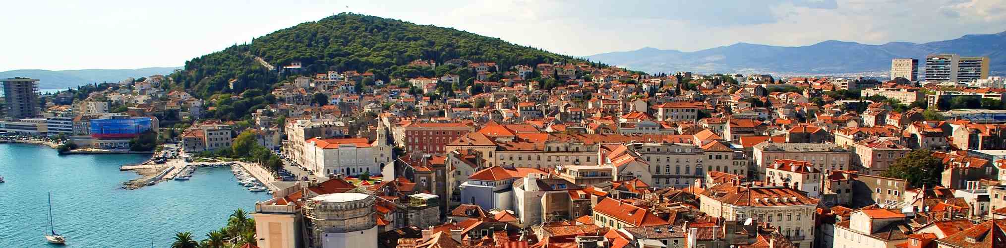 Spalato, Croazia: veduta panoramica