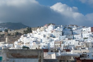 Tangeri, Marocco, veduta panoramica città Tetouan 