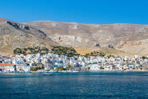 Vista di Kalymnos, isola del Dodecaneso