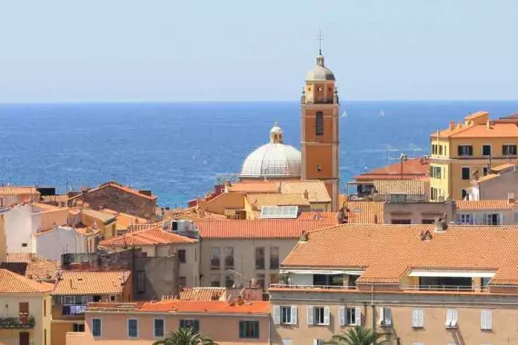 Ajaccio, Corsica:  veduta panoramica