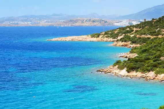 Bodrum: vista dall&#039;altro della costa