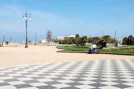 Vista della terrazza Mascagni a Livorno