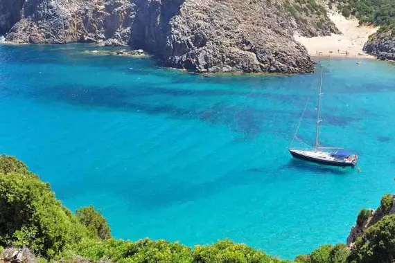 Porto Torres, Sardegna: spiaggia di Alghero