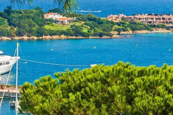 Golfo Aranci, Sardegna: panorama porto Cervo