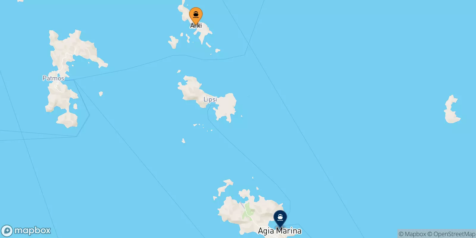 Traghetti da Arkyi per Leros