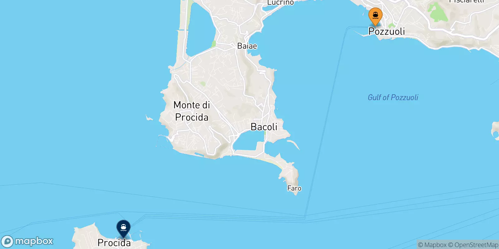 Traghetti da Casamicciola (Ischia) per Procida