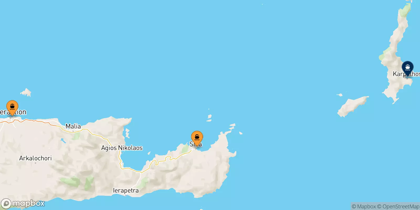 Traghetti da Creta per Diafani (Karpathos)