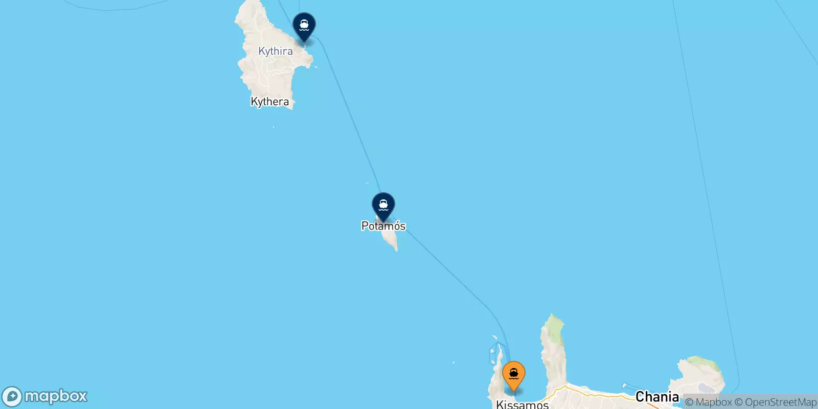 Traghetti da Creta per le Isole Ionie