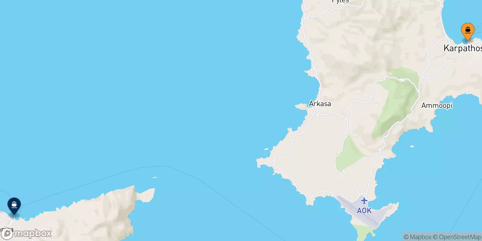 Traghetti da Diafani (Karpathos) per Kasos