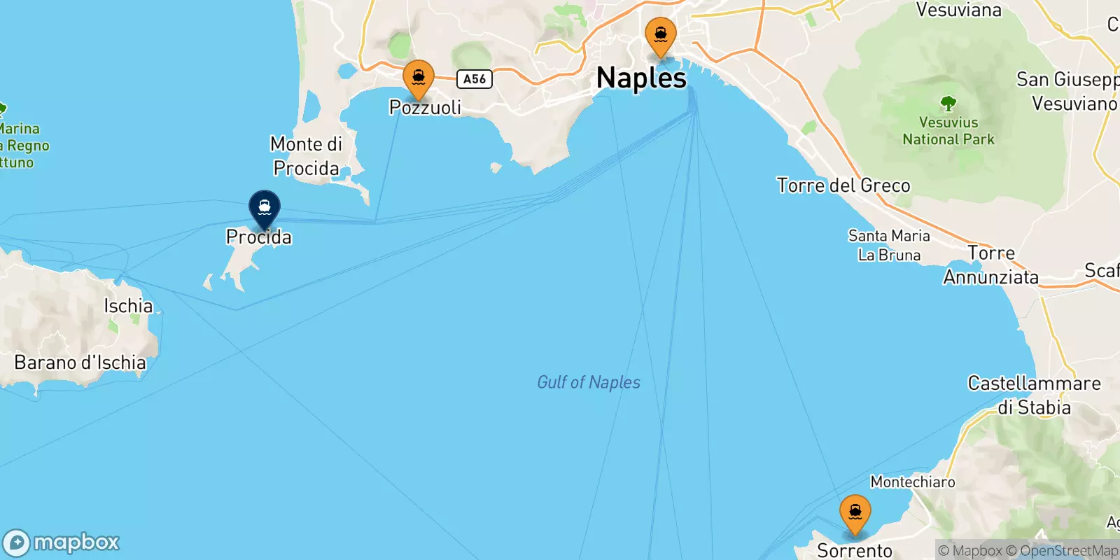 Traghetti dall'Italia per Procida