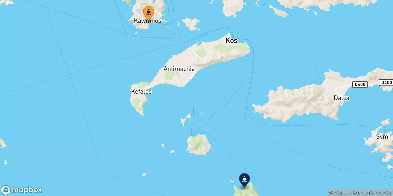 Traghetti da Kalymnos per Tilos