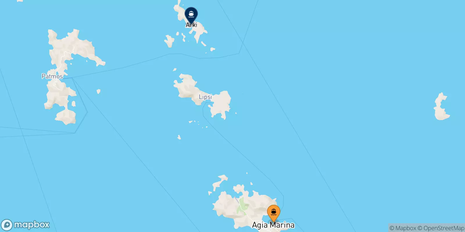 Traghetti da Leros per Arkyi