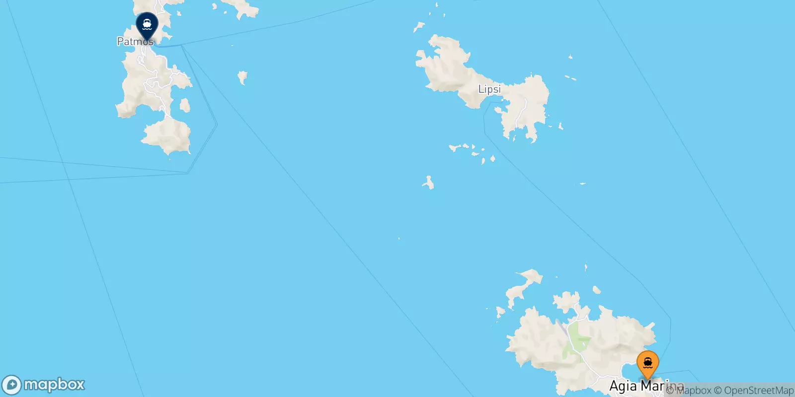 Traghetti da Leros per Patmos