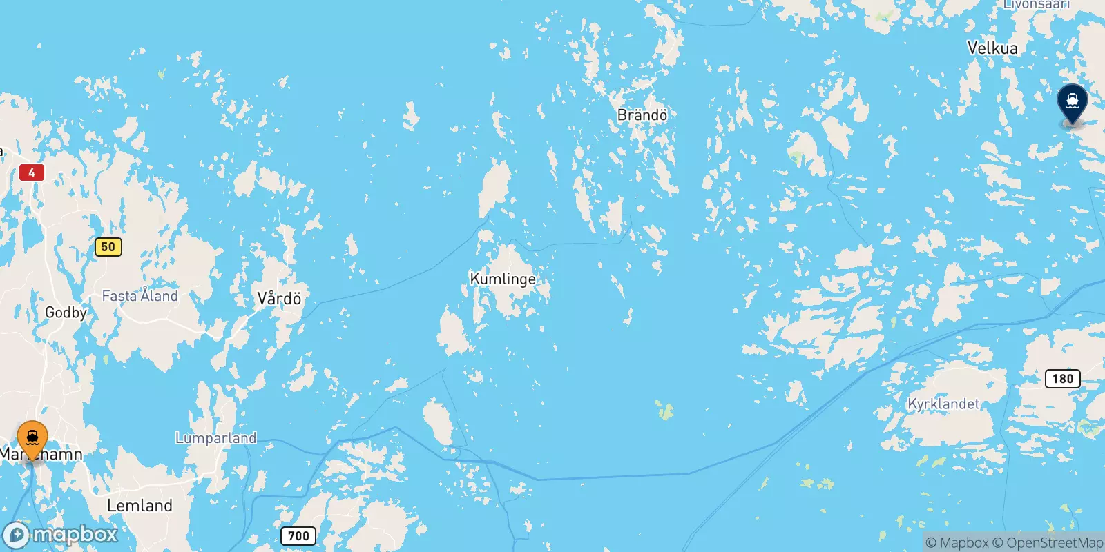 Traghetti da Mariehamn per Turku