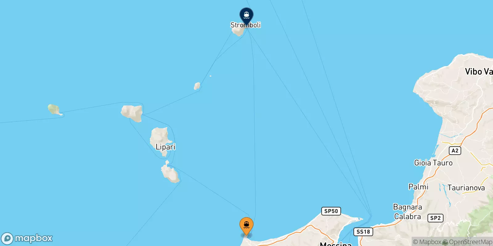 Traghetti da Milazzo per Stromboli