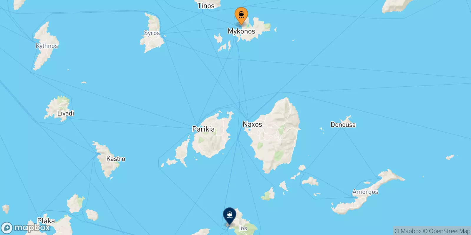 Traghetti da Mykonos per Ios