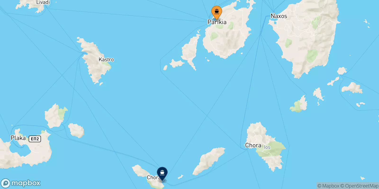 Traghetti da Paros per Folegandros