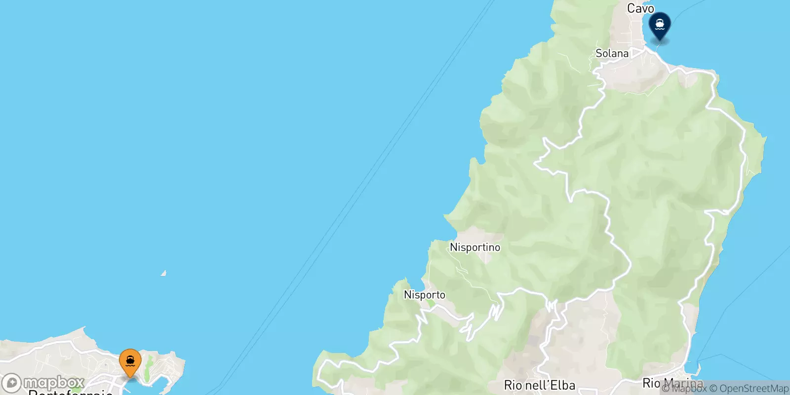 Traghetti da Portoferraio per Cavo