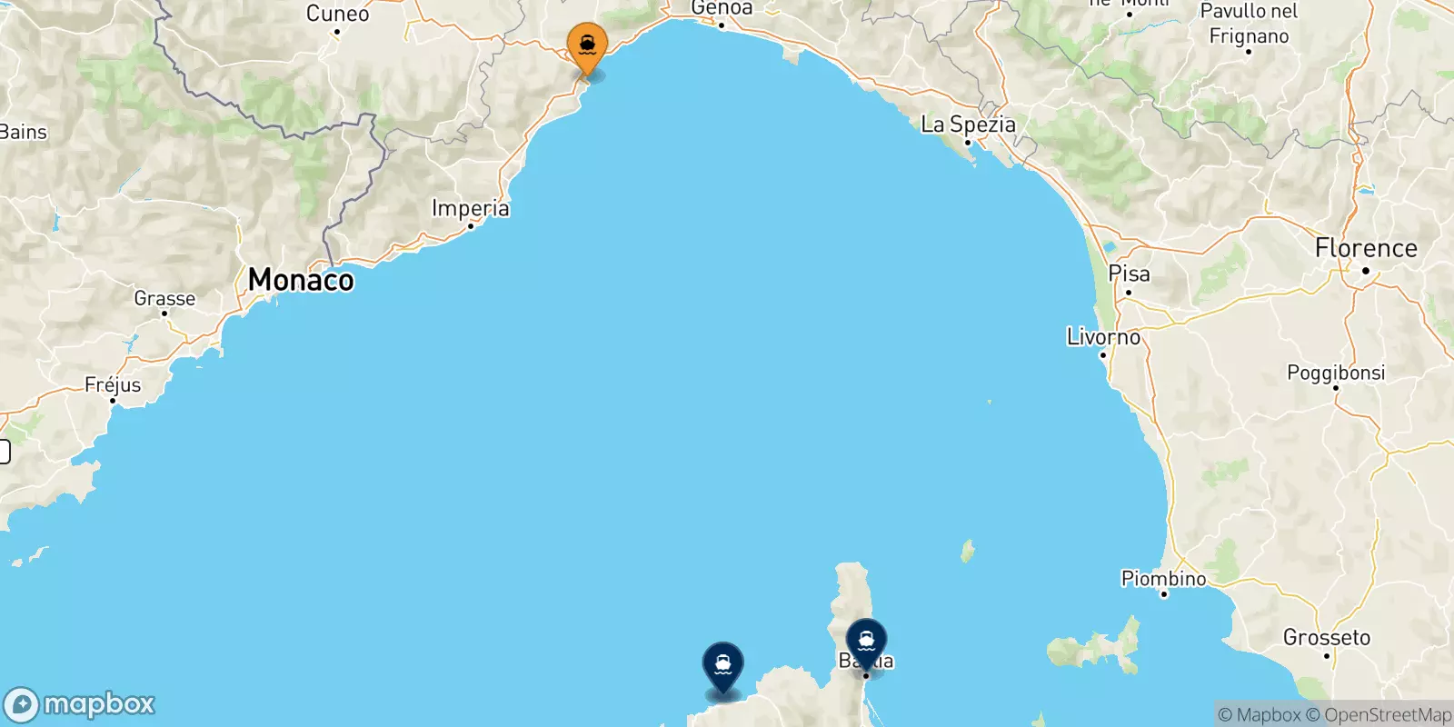 Traghetti da Savona per la Corsica