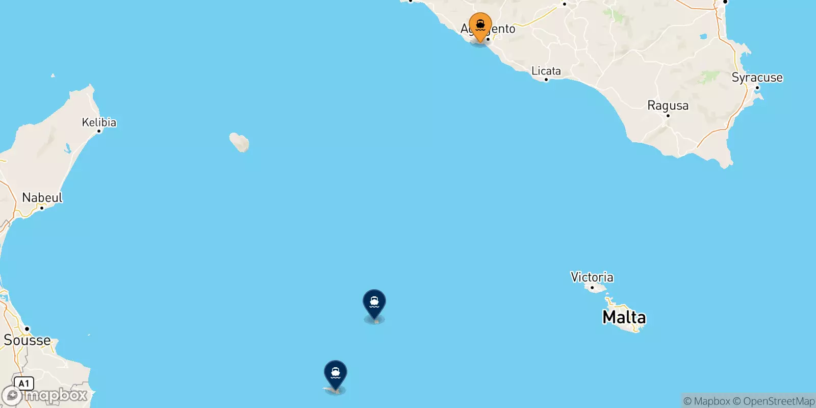 Traghetti dalla Sicilia per le Isole Pelagie