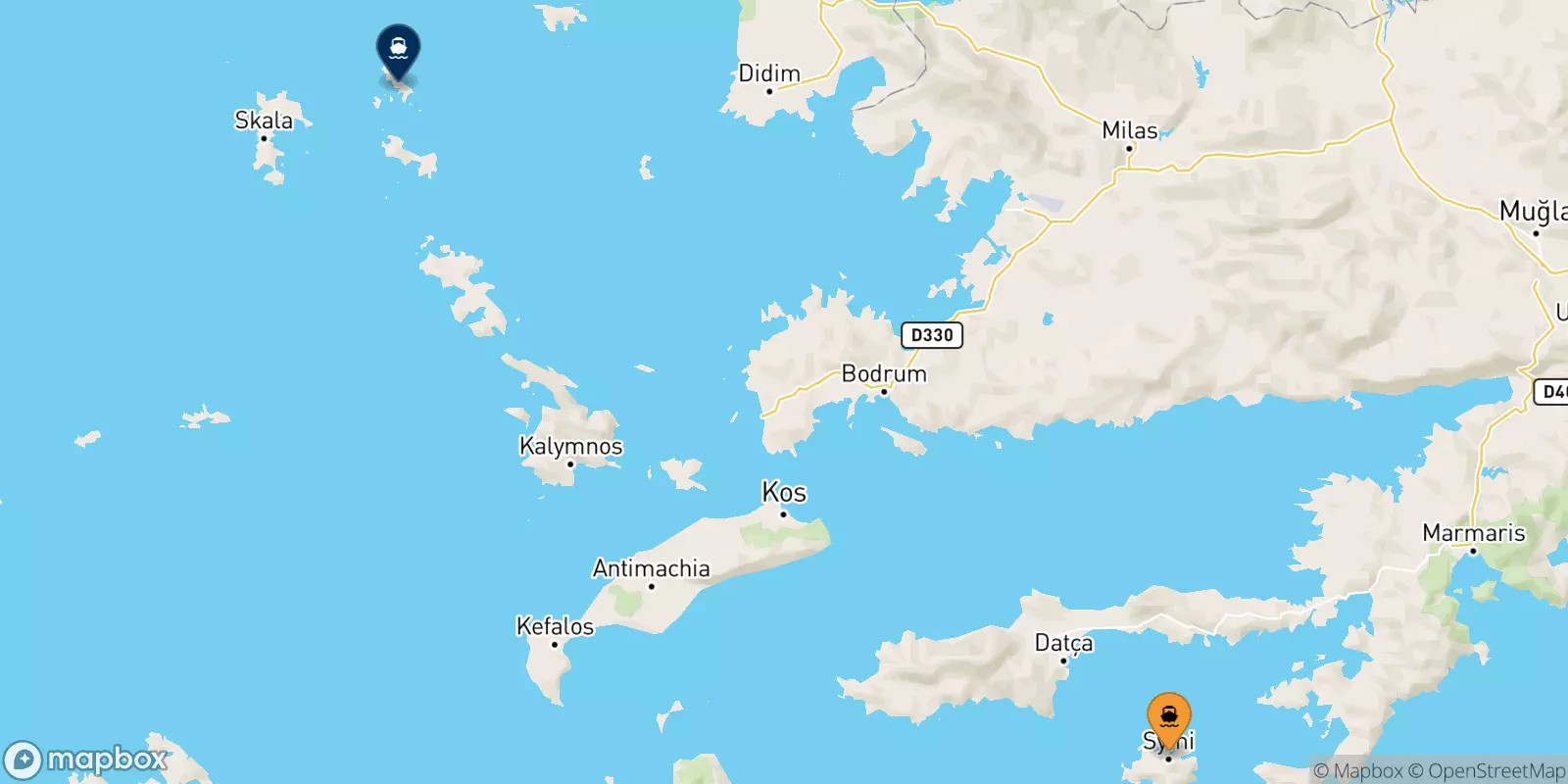 Traghetti da Symi per Arkyi