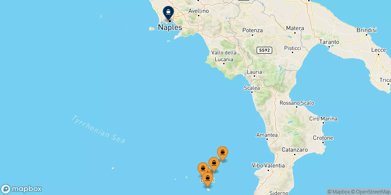 Traghetti per Napoli Mergellina