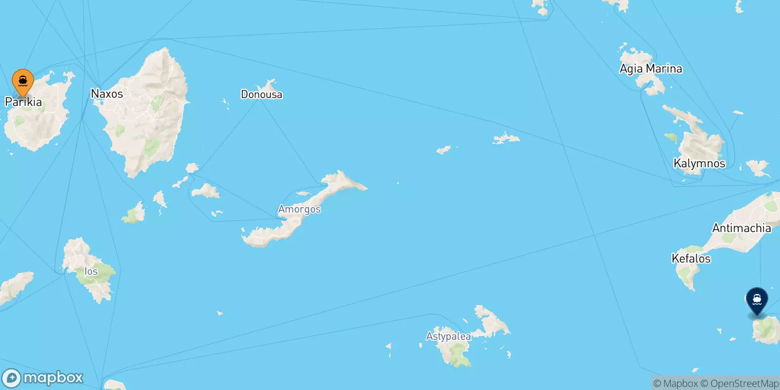 Traghetti da Paros per Nisyros