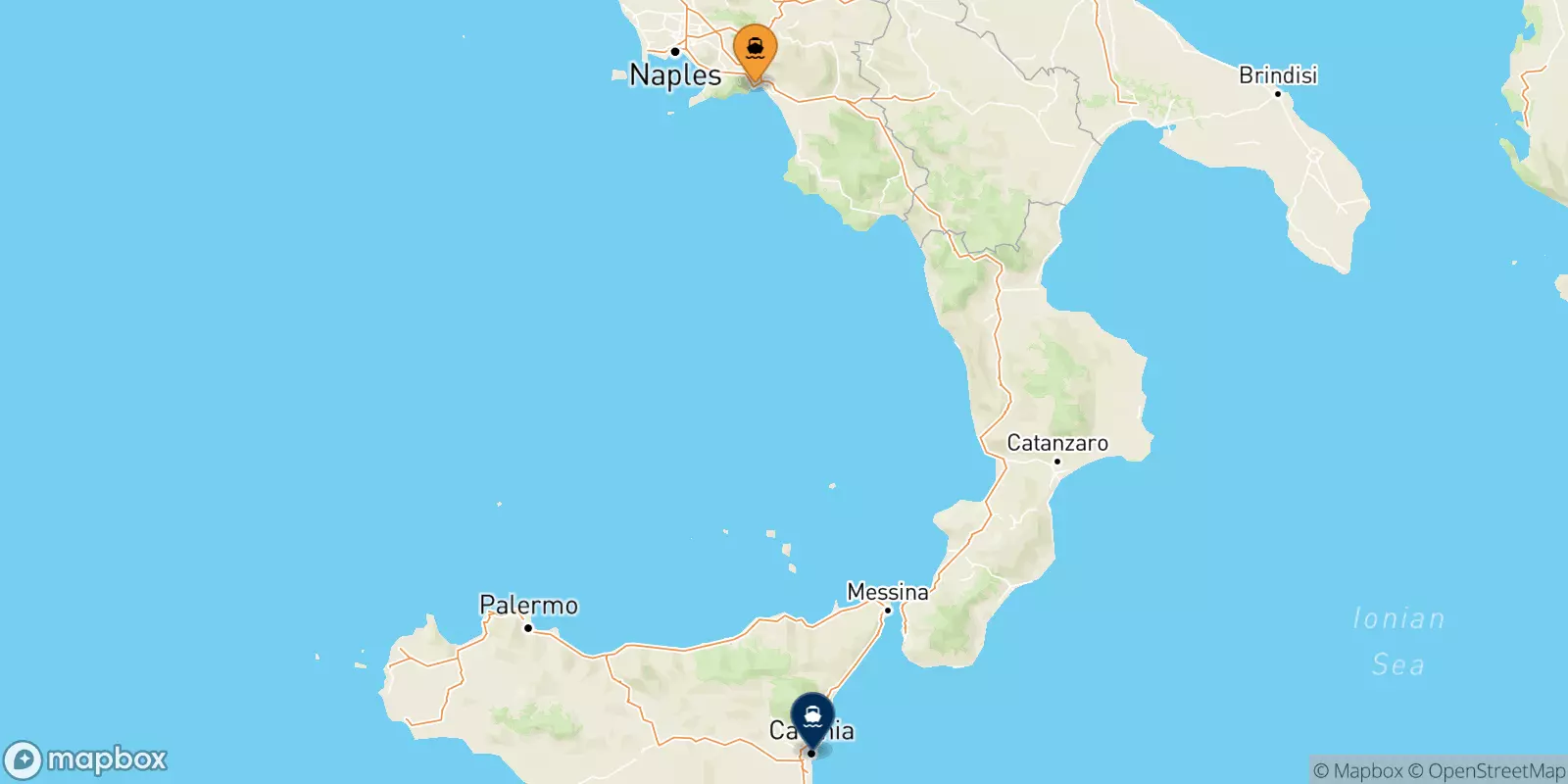 Traghetti da Salerno per Catania