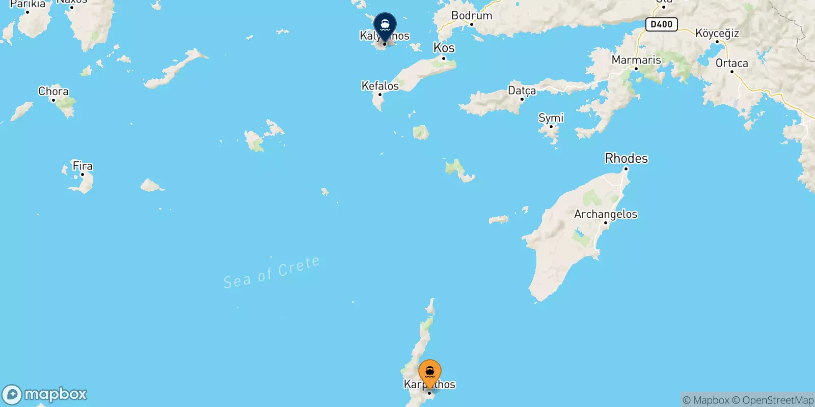 Traghetti da Karpathos per Kalymnos