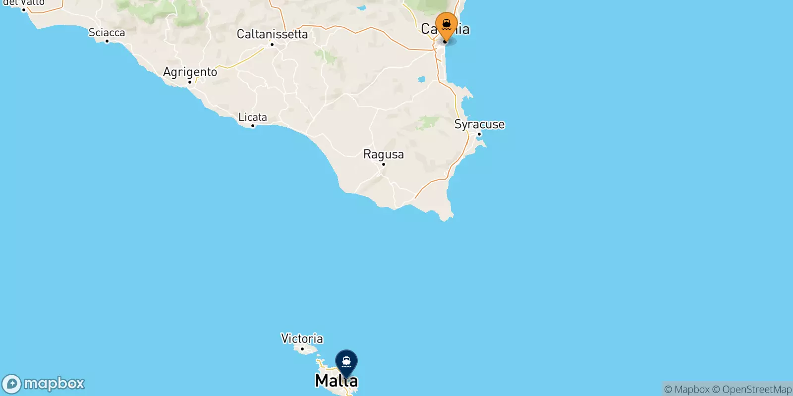 Traghetti da Catania per Malta