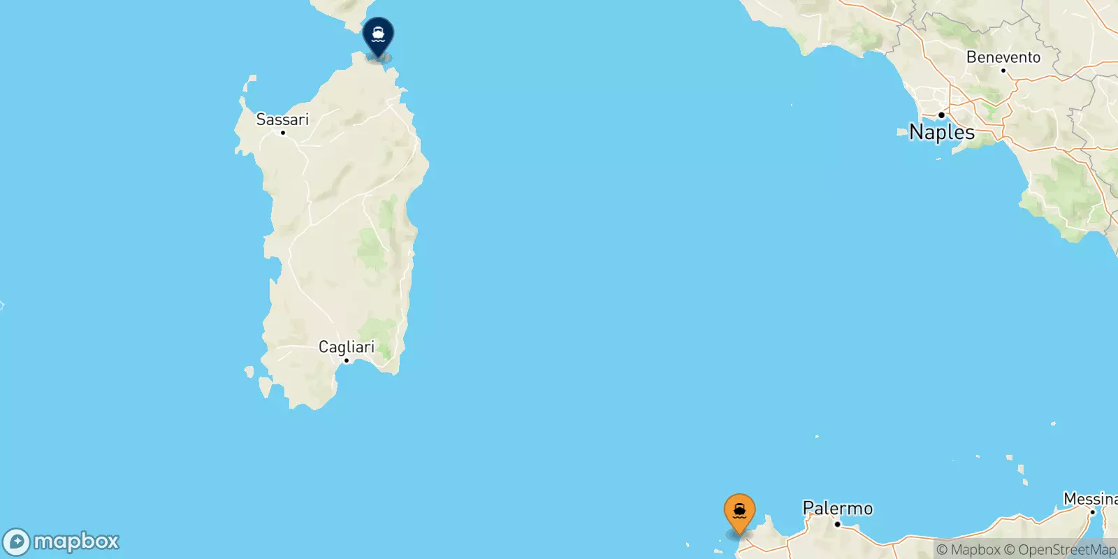 Traghetti dalla Sicilia per Golfo Aranci