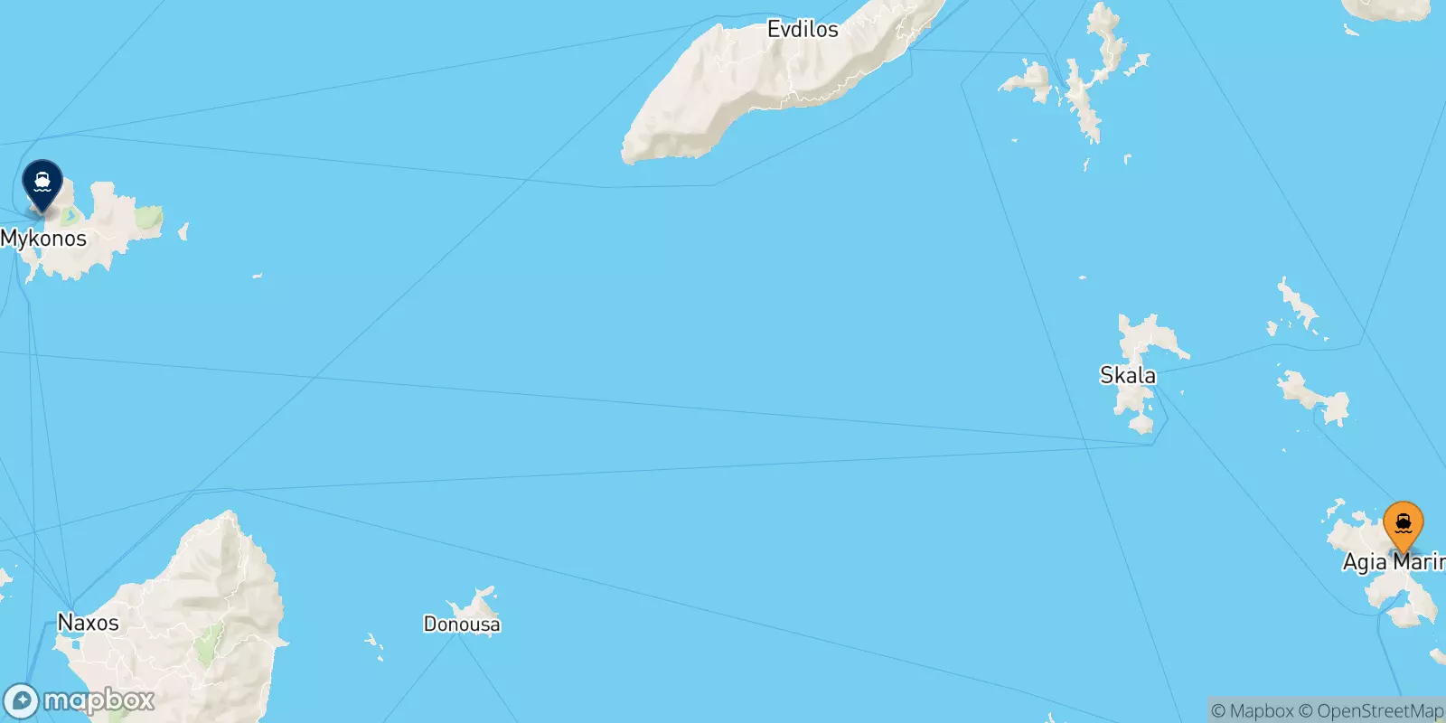 Traghetti da Leros per Mykonos