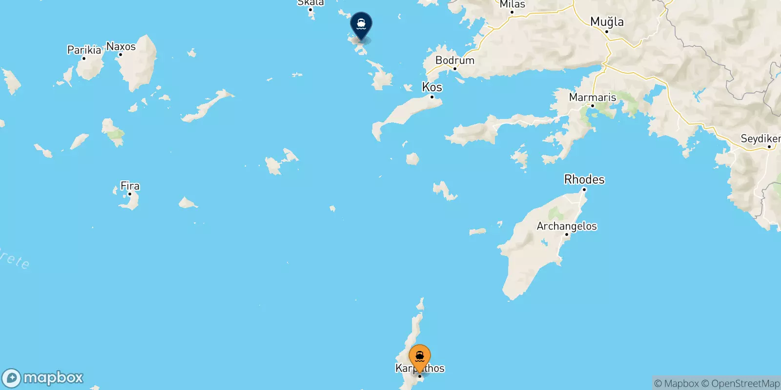 Traghetti da Karpathos per Leros