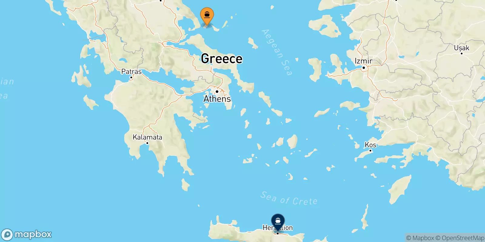 Traghetti da Skiathos per Creta