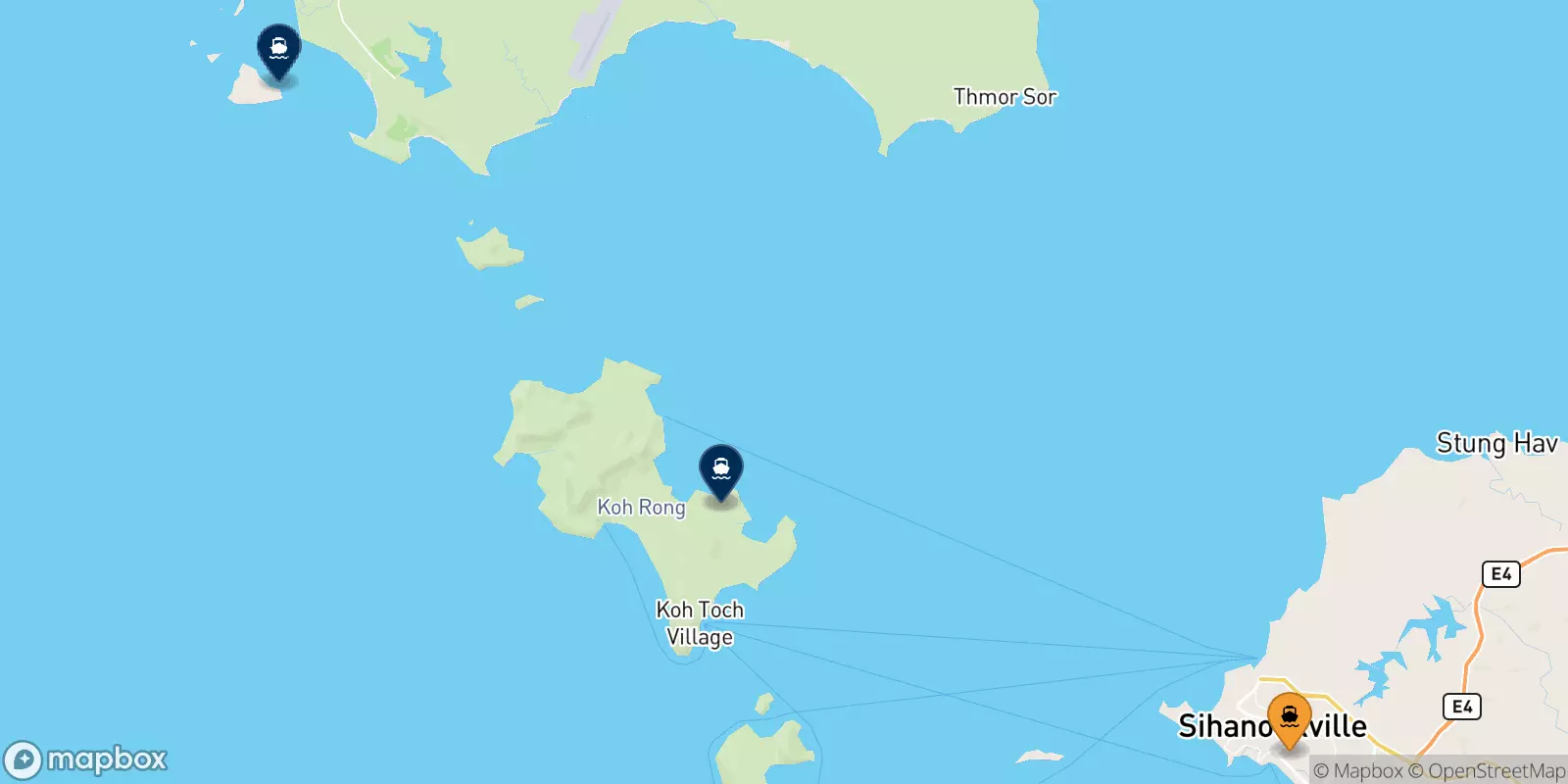 Traghetti da Sihanoukville