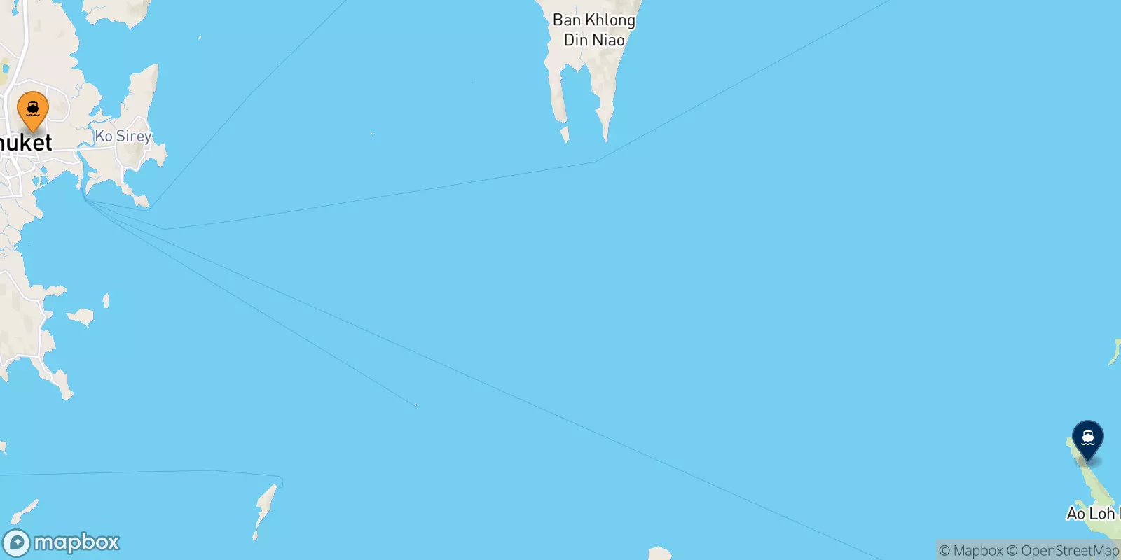 Traghetti da Phuket (Rassada Pier) per Koh Phi Phi (Laemtong Beach)