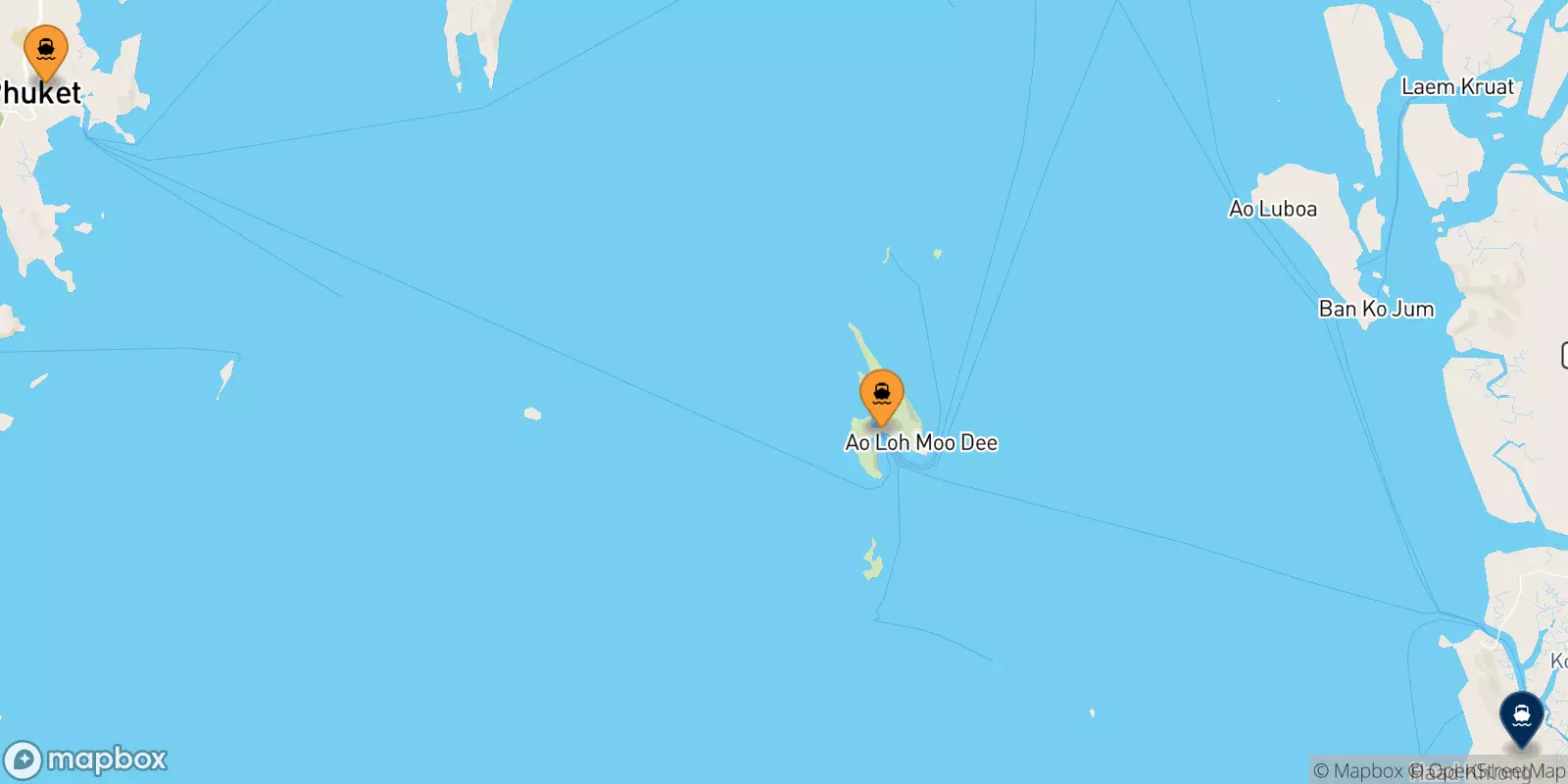 Traghetti dal Thailand per Koh Lanta Ban (Saladan Pier)