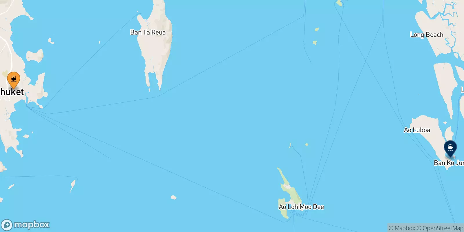 Traghetti dall'Isola Di Phuket per Koh Jum
