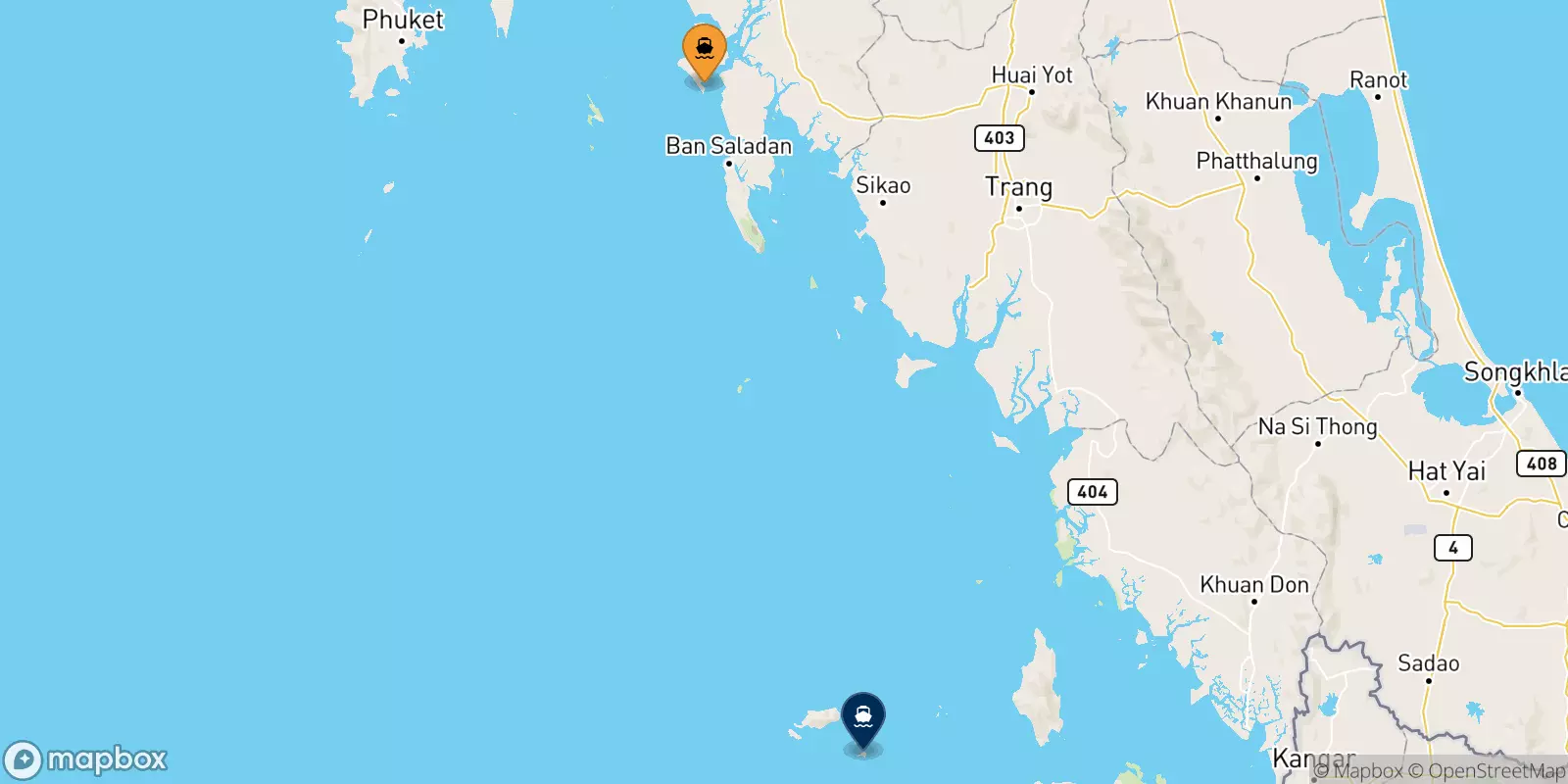 Traghetti da Koh Jum per Koh Lipe (Bundhaya Pier)