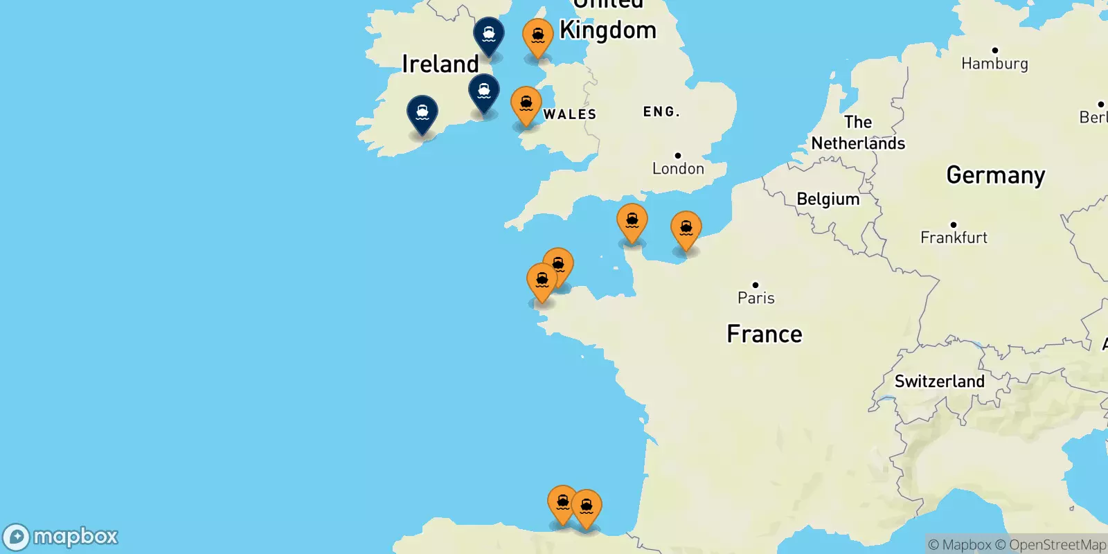 Traghetti per l'Irlanda