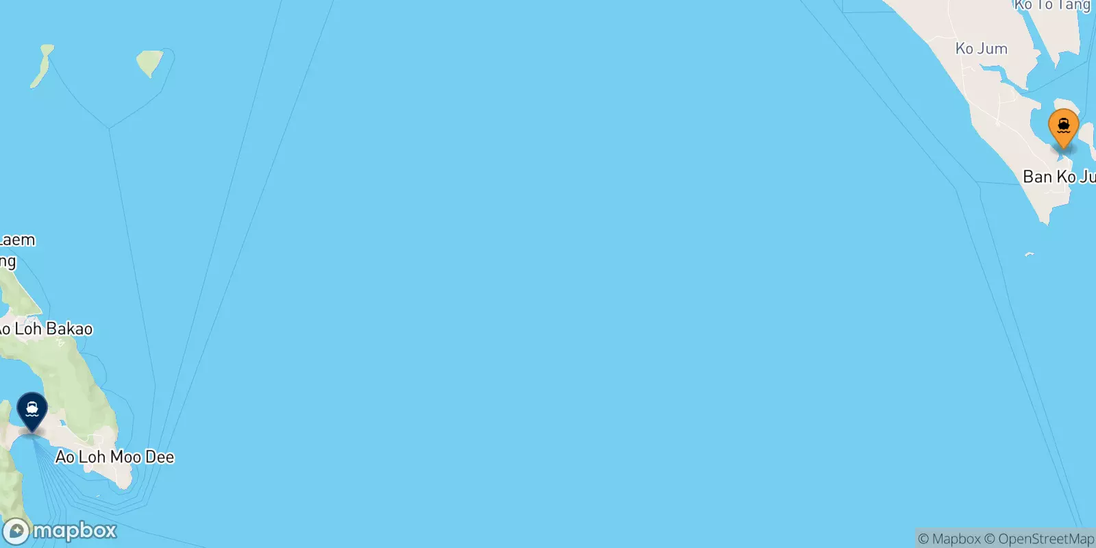 Traghetti da Koh Jum per Koh Phi Phi (Tonsai Pier) Traghetti da Koh Jum per Koh Phi Phi (Tonsai Pier)