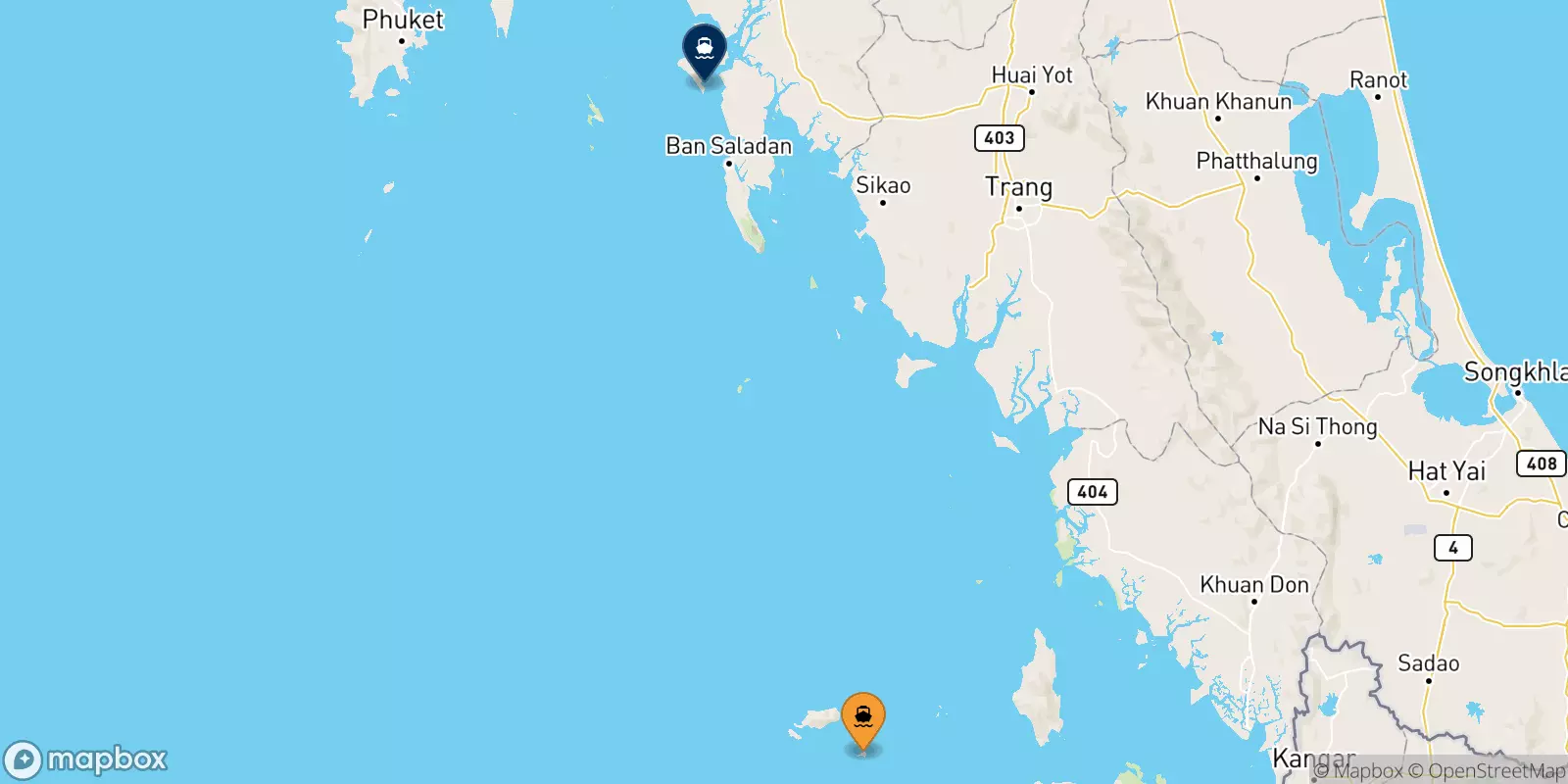Traghetti da Koh Lipe (Bundhaya Pier) per Koh Jum