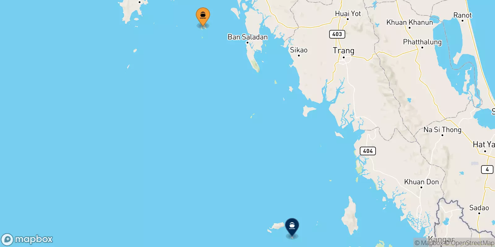 Traghetti da Koh Phi Phi (Tonsai Pier) per Koh Lipe (Bundhaya Pier)