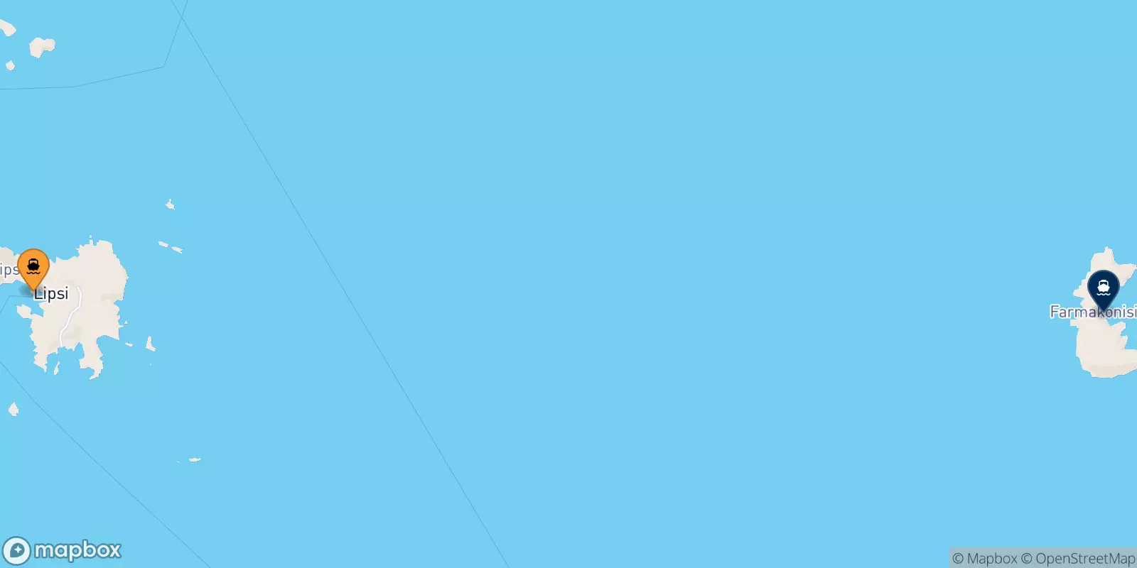 Traghetti da Lipsi per Farmakonisi
