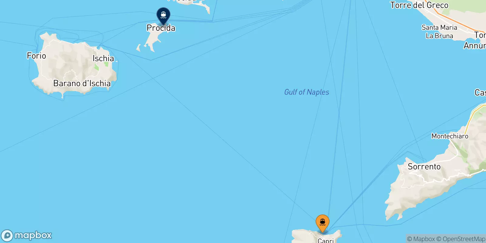 Traghetti da Capri per Procida