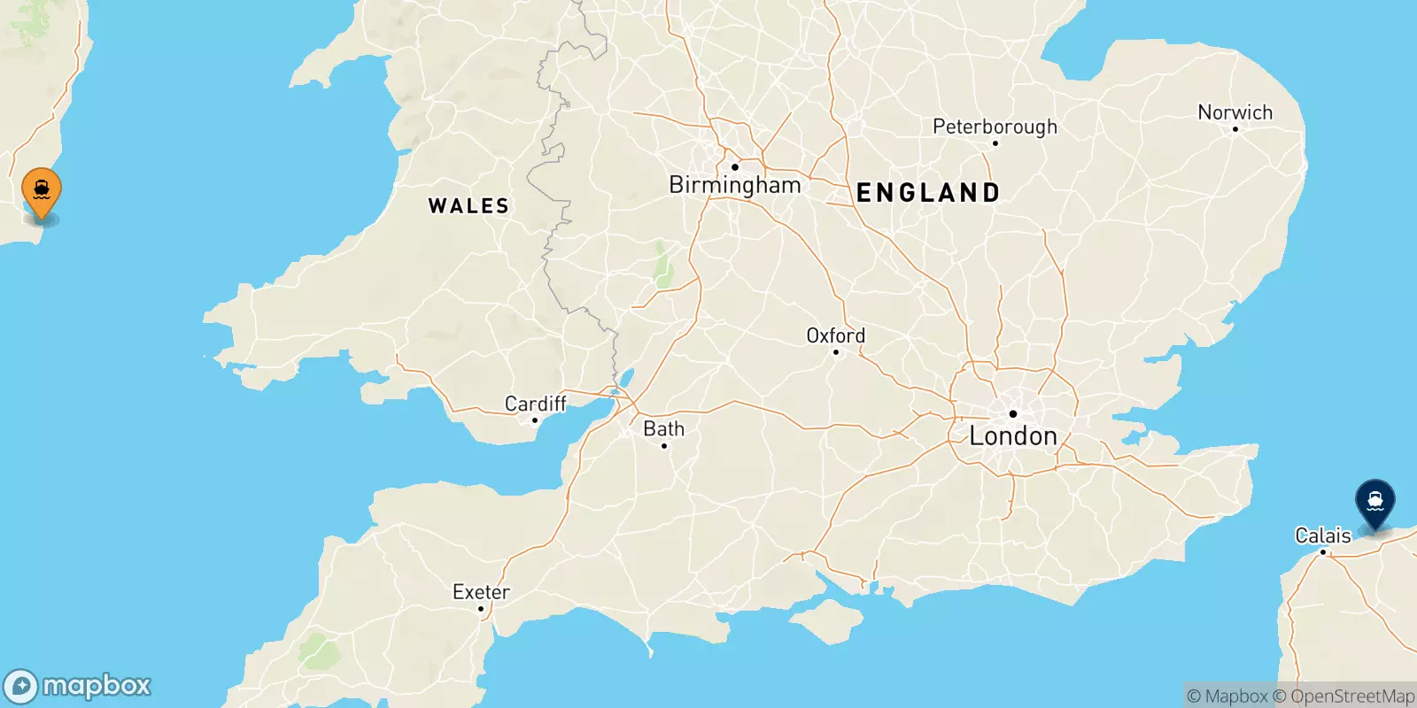 Traghetti dall'Irlanda per Dunkerque