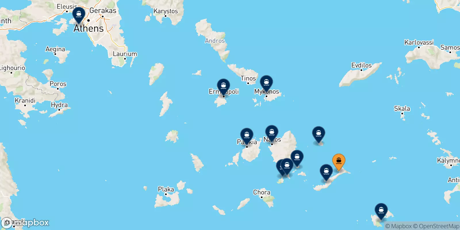 Traghetti da Aegiali (Amorgos)